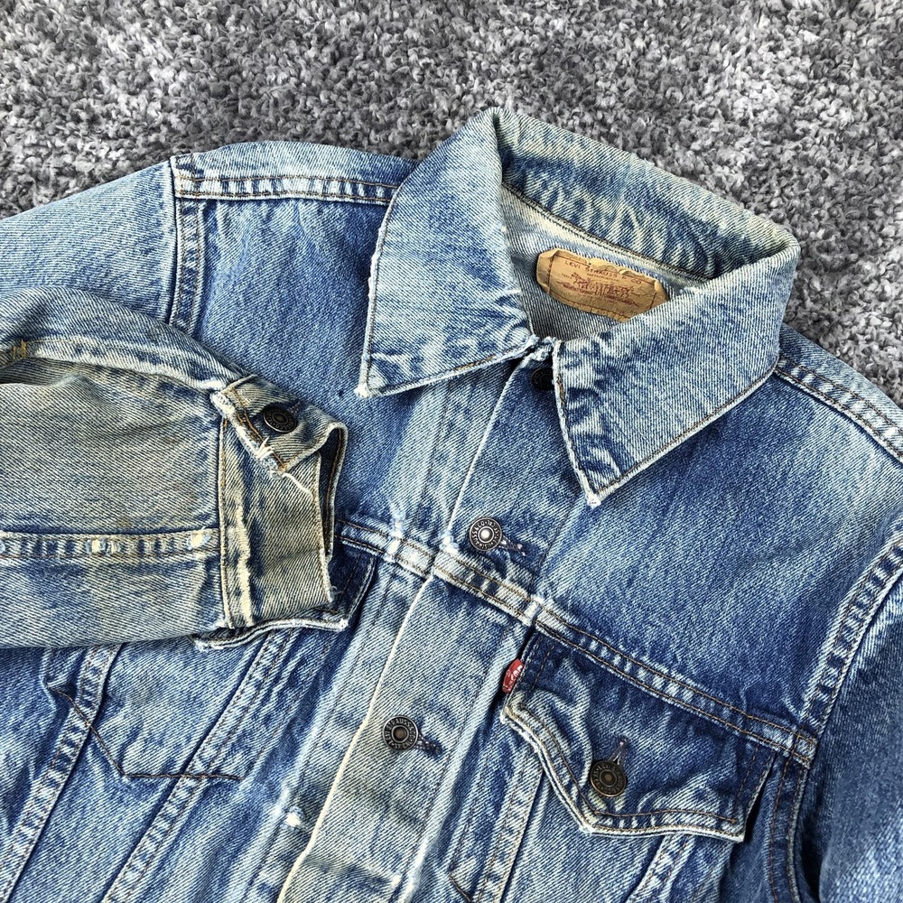Vintage Levis Jacket Mens 40 Blue Denim Type 3‎ Trucker Western 70506 0216